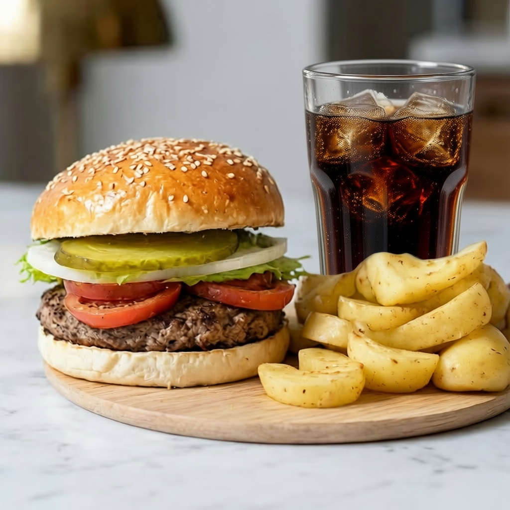 Hamburger Menü 1