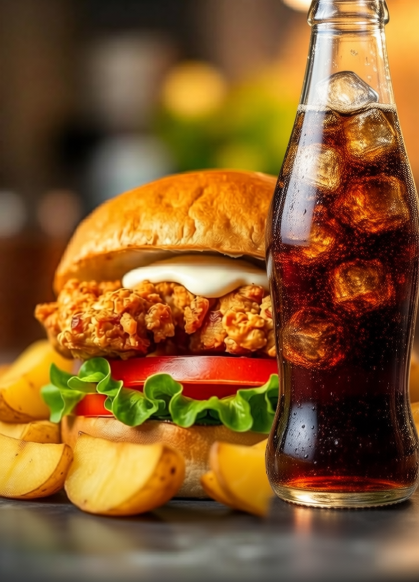 Tavukburger Menü 1